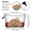 Рождественские украшения UPS 2023 года подарки Merry Santa Snawman Print Cosmetic Bag Gif