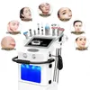 10 in 1 Hydro-Sauerstoff-Wasser-Mikrodermabrasion-Hautlifting-Spa-Gesichtsgerät EMS RF Skin Management Korea Professional