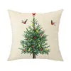 Pillow Case Christmas Cushion Cover Merry Decor For Home 2022 Navidad Pillowcase Cristmas Ornaments Xams Gifts Year #t2p
