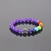 8 mm natuursteen tijger eye rose kwarts agaat chakra kralen boom van leven armband armband armbanden voor vrouw yoga sieraden