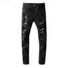 Jeans pour hommes 20SS Mens Designer Distressed Ripped Biker Slim Fit Moto Denim pour hommes Top Qualité Mode Jean Mans Pantalon Pour Hommes # 649yopo