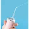 Other Oral Hygiene Irrigator Dental Water Jet For Teeth USB Rechargeable Portable Flosser 4 Nozzles 200ML proof IPX7 Tooth Cleaner 221203