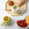 Mugs Nordic Creative Ceramic Crafts Human Personality Mug Tableware Home Adornment Restaurant Desktop Breakfast Milk Cup Ornaments