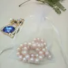 Jewelry Stand 1000pcs Drawable Organza bag Drawstring pouch Wedding birthday Christmas party gift jewelry packaging display s Storage 221205