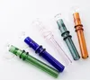 Labs Pyrex Oil Burner Accessori per pipe da fumo Tubo CONCENTRATE TASTER One Circle Hitter Rigs Wax Water Narghilè Bong