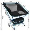 Camp Furniture Travel Portable Folding Chair Outdoor Camping S Oxford Cloth Ultralight Beach BBQ Vandra Picnic Seat Fishing Tools 221205