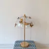 Lampes de table Post-moderne simple lampe de bureau en verre exquis rétro chambre chevet modèle créatif chambre papillon enfants
