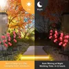 2PCS Solar Apple Tree Lamp Lampa ogrodowa IP65 Wodoodporny trawnik Outdoor Landscape do dekoracji stoczni