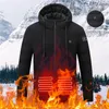 Erkekler Parkas Erkekler Tüm Alanlar Isıtmalı Ceket USB Kış Dış Mekan Elektrikli Isıtma Ceketleri Sıcak Spor Termal Ceket Giysileri Isıtılabilir Pamuk 221205