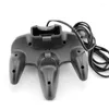 Kontrolery do gier do kontrolera Gamecube N64/USB przewodowy pad do gier sterowanie joystickiem N64 Port USB akcesoria Joypad do gier