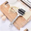 Other Kitchen Dining Bar Kitchen Tools Pressing Hine Nonslip Manual Noodle Cutter Dough Cutting Spaghetti Maker Roll Crusher Stai Dho1B