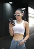 Topp lyxiga solglasögon Runway SPR25Y Black 3D Frame Rectangular Wrap Sunglass Designer Womens Mens Eyewear For Women Eyeglasses FRA3488661