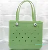 Waterproof Woman Eva Tote Large Shopping Basket Bags Washable Beach Silicone Bogg Bag Purse Eco Jelly Candy Lady Handbags 1265