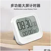 Desk Table Clocks Interval Timer Countdown Clock Tomato Stopwatch White Backlight 832 D3 Drop Delivery Home Garden Decor Clocks Dhw9P