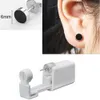 2 Pz/set Usa E Getta Sterile Orecchio Naso Piercing Pistola Kit Unità di Sicurezza Portatile Self Ear Naso Pierce Strumento con Borchie