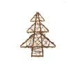 Décorations de Noël 35/40cm Arbre Forme Guirlande Plante Artificielle Vigne Séché Rotin Couronnes Suspendues Mur Guirlande Xmas Fête Année Fournitures