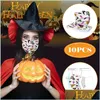 Maski projektantów Masowe Maski do twarzy Halloween Adt Kids Cartoon Pattern Daily Protection Zapobieganie Nietopione maska ​​HH93307 17 DHWRB