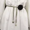 Frauen Mode Designer Kette Gürtel Marke Klassische Buchstaben Blumen Taille Ketten Hohe Qualität Metall Goldene Schnalle Waistb228n