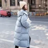 Casa de casaco acolchoado de parkas feminino, estilo de inverno feminino, estilo coreano de algodão solto pão de comprimento médio 221205