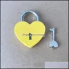 Deur sloten hartvormige concentrische vergrendeling metaal mitcolor sleutel hangslot gym toolkit pakket deur sloten bouwbenodigdheden 5 2SJ drop deliv dhh4i