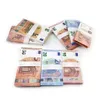 Party Supplies 2022 Fake Money Banknote 5 10 20 50 100 100 dollars Euros Bar de jouet réaliste accessoires Copie Copie de monnaie Film Money Billets 100 PCS