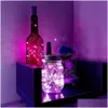 LED Strings Bottle Lights Cork mini String Wine Fairy Strip Battery Starry for DIY Christmas Wedding Party Drop Deli Othoc