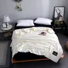 Bedding sets Fashion Solid Color Washing Real Summer Breathable Quilt Household Single Double Office Adult Children Sleeping Blanket 221206