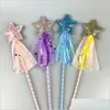Party Favor Fairy Glitter Magic Wand z cekinami Tassel impreza przychylność dla dzieci dziewczyn