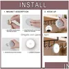 Night Lights Bedroom Decor Night Lights Motion Sensor Lamp Childrens Gift Usb Charging Decoration Led Light Drop Delivery Lighting In Ot2Sw