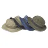 Cappelli a tesa larga Secchio Estate per uomo Donna Cotone lavato Panama Pesca Berretto da caccia Cappellini protezione solare Outdoor 221205