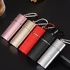 Mini Colorful Metal Alloy Portable Pocket Keychains Ashtray Tobacco Cigarette Holder Soot Seal Extinguish Smoking Container Case Telescoping Ashtrays DHL