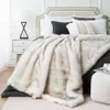 Clante Battilo Luxo Faux Fur Blanket Inverno engrosco Harm elegante e elegante lances para a cama de sof￡, espalhados na decora￧￣o da sala de casa 221205