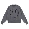 22fw herrtröja tröja klassisk trend höst vinter tjock varm crewneck stickning pullover high street mode enkel fast stickkläder tjammwy23