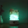Nowatorskie elementy Użycie USB Nocne światło Nocne Pomoc śpiące lampy solne Himalaya Plastikowe siedem kolorów Light