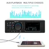 12v 1 DIN 60W Auto Mp3 -speler FM Radio's TF USB Stereo Bluetooth Remote Control Telefoonlader Audio Radiomodule Multimedia