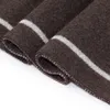 Écharpes de luxe en laine de cachemire pour hommes, écharpe chaude d'hiver pour homme, écharpe en laine gris anthracite, confort, double couleur, mode décontractée, 221205