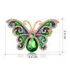 Pins Brooches Womens Exquisite Colorf Zircon Rhinestone Butterfly Brooch Costume Accessories Jewelry Drop Delivery Dhajw