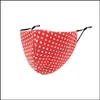 Designer Masks Fashion Polka Dot Designer Masks Face Breathable Mouth Mask Outdoor Sports Cycling Anti Dust Cotton Cloth Er Fy0069 1 Dhtqg