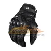 ST643 Motorcykelhandskar L￤der b￤rbara andningshandskar Korta riddare Kolfiber Shatter-resistenta handskar