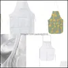 Schorten diy canvas uniform sjaals sublimatie spaties keuken huis 70x48 cm antifoing oliebestendige schort vrouwen mannen pino voor hoge kwaliteit 8 dh3zw
