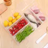 Storage Bottles Kitchen Refrigerator Seafood Box Deodorant Sealed Container Square Plastic Fruit Vegetable Fresh-Keeping