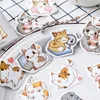 45pcs/pack gatos brincalh￵es adesivos decorativos fofos scrapbooking stick stick di￡rio di￡rio de papelaria