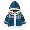Ceket 0-3y Born Supeer Bebek Kız Bebek Erkek Kıyafetleri Bahar Sonbahar Ceket Sıcak Ceket Örtü Kapşonlu Düğme Dış Giyim