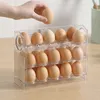 Storage Bottles 3Layer 30 Grid Egg Refrigerator Organizer Food Containers Fresh-keeping Case Holder Tray Dispenser Kitchen Boxes