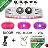 Grow Lights 1100W Led Grow Light 85265V Double Switch Dimmable Fl Spectrum Lamps For Indoor Seedling Tent Greenhouse Flower Fitolamp Otaen