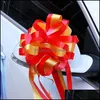 Couronnes de fleurs décoratives personne paresseuse deux couleurs Pl Bow voiture de mariage ruban coloré produits de boule de fleur se vendent bien avec divers Pa Dh70L