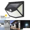 Solar Flood Lights 212 LED LED LED LED Słoneczne światła słoneczne Wodoodporna lampka ścienna Lampa ścienna Zimna biała latarnia na ogrodzenie po upuszczeniu Ot7ah