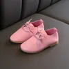 Sneakers mooie peuter klein meisje lederen schoenen formele jongens school student veter avond feestjurken voor kinderen baby d02153 221205