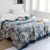 BlanketBamboo Fiber Waffle Fashion Home Bed Comforter Blanket Beach Bathing Wraps Furniture Covering Decor 221203