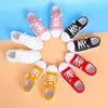 Athletic Shoes Children Boys Girls Yellow White Jazz Hip Hop Dance Canvas Sports For Big Kids School Sneakers Casual 2022